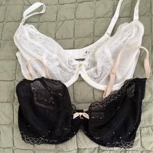 Superboost unlined lace plunge gossard